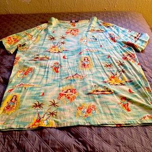 Hawaii Inspired Print Tshirt by Ralph Lauran